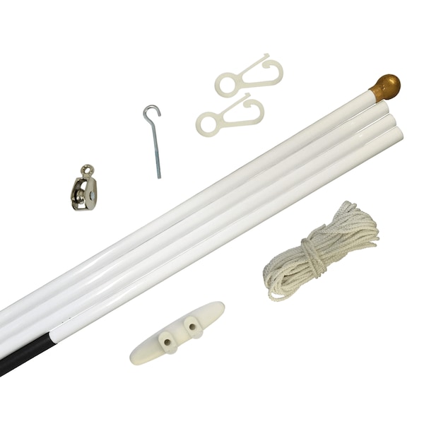 Colonial Flagpole Set 12'x1.375"